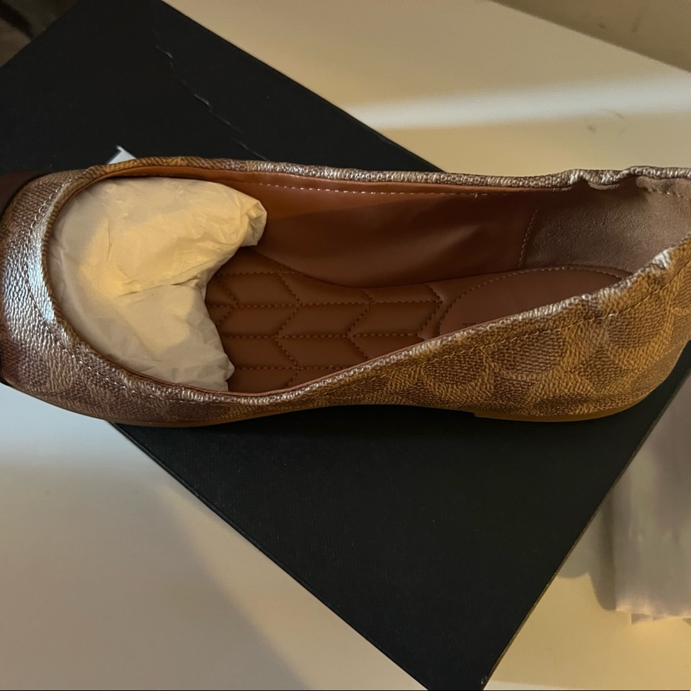 Ladies coach flat shoes brand new